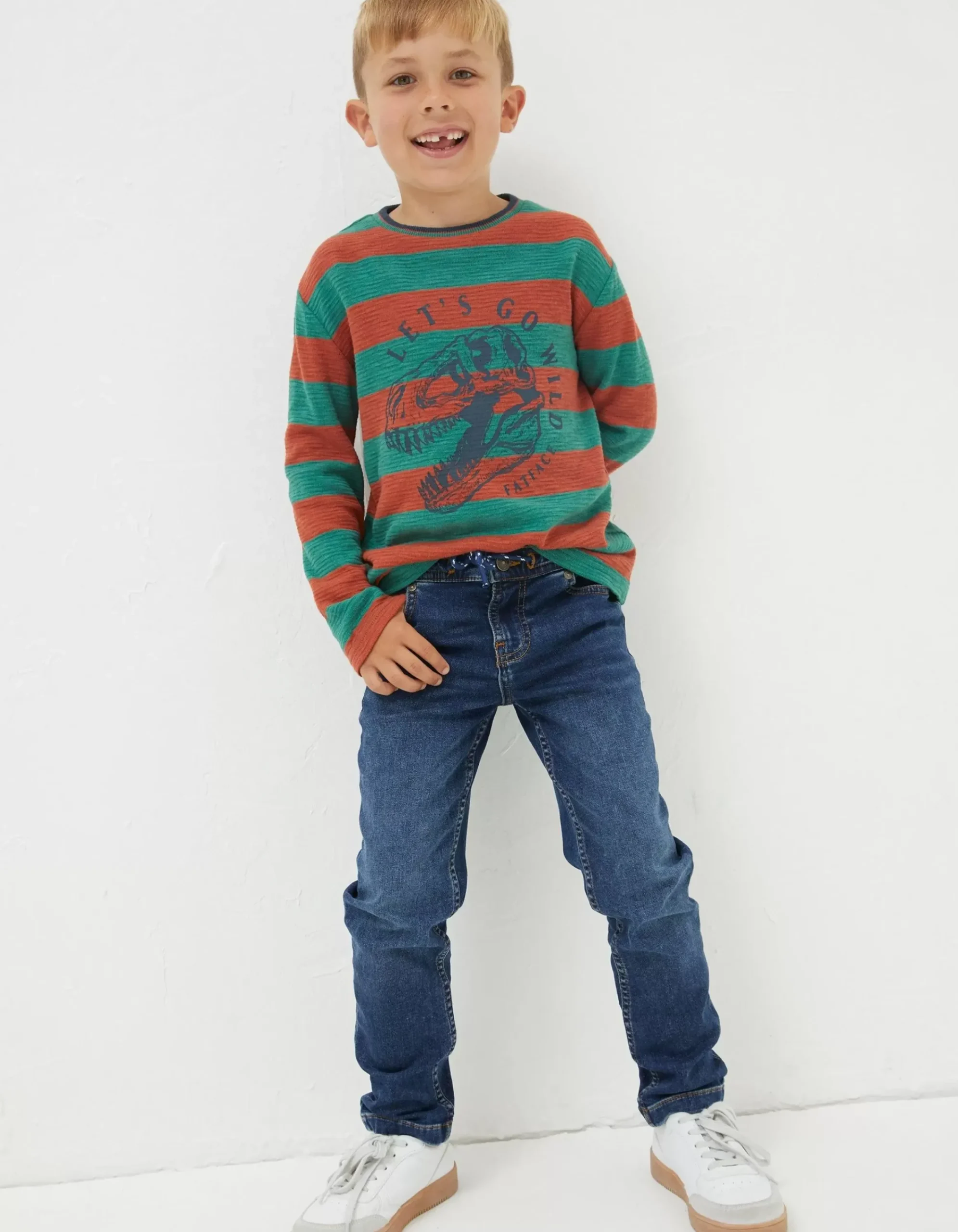 FatFace Petworth Pull On Jeans Denim Blue Online