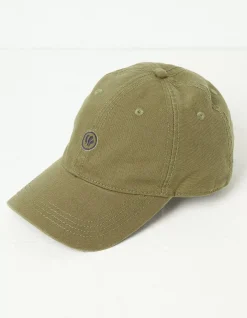 FatFace Plain Baseball Cap Khaki Hot