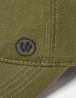FatFace Plain Baseball Cap Khaki Green