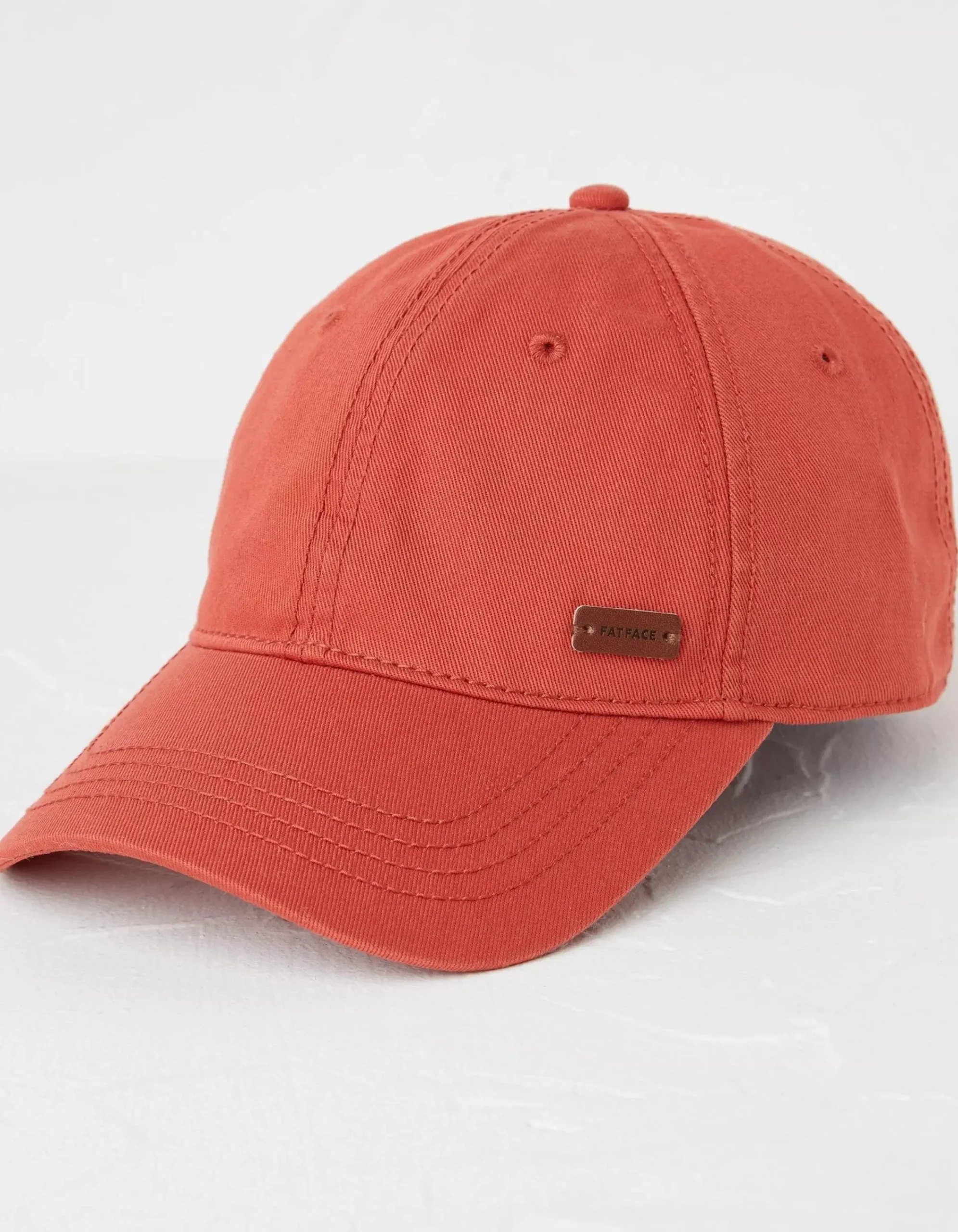FatFace Plain Twill Cap Orange New