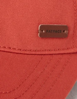 FatFace Plain Twill Cap Orange New