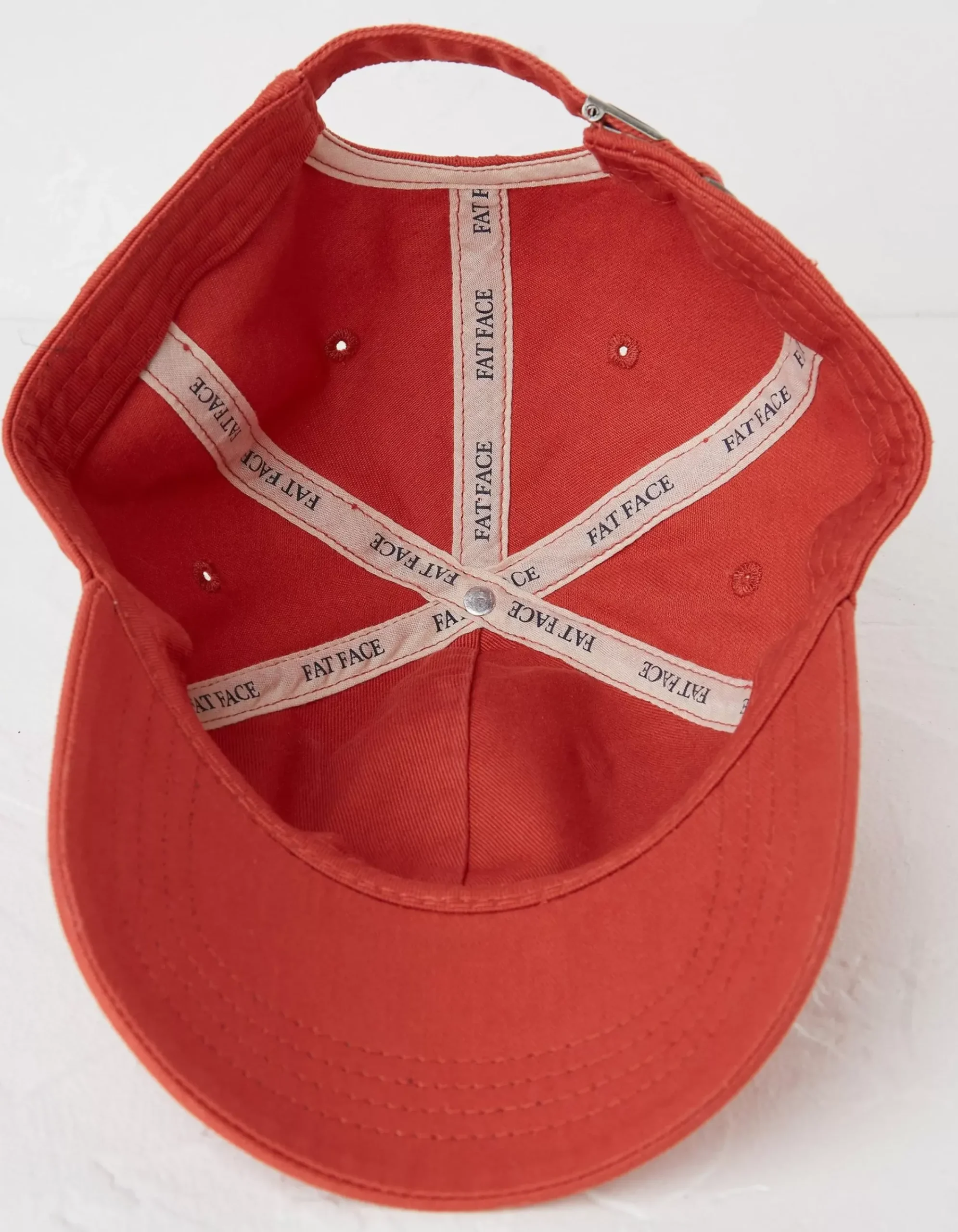 FatFace Plain Twill Cap Orange New
