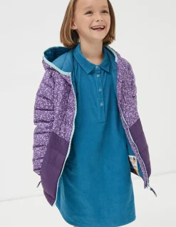 FatFace Poppy Padded Jacket Purple Discount