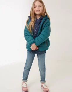 FatFace Poppy Padded Jacket Teal