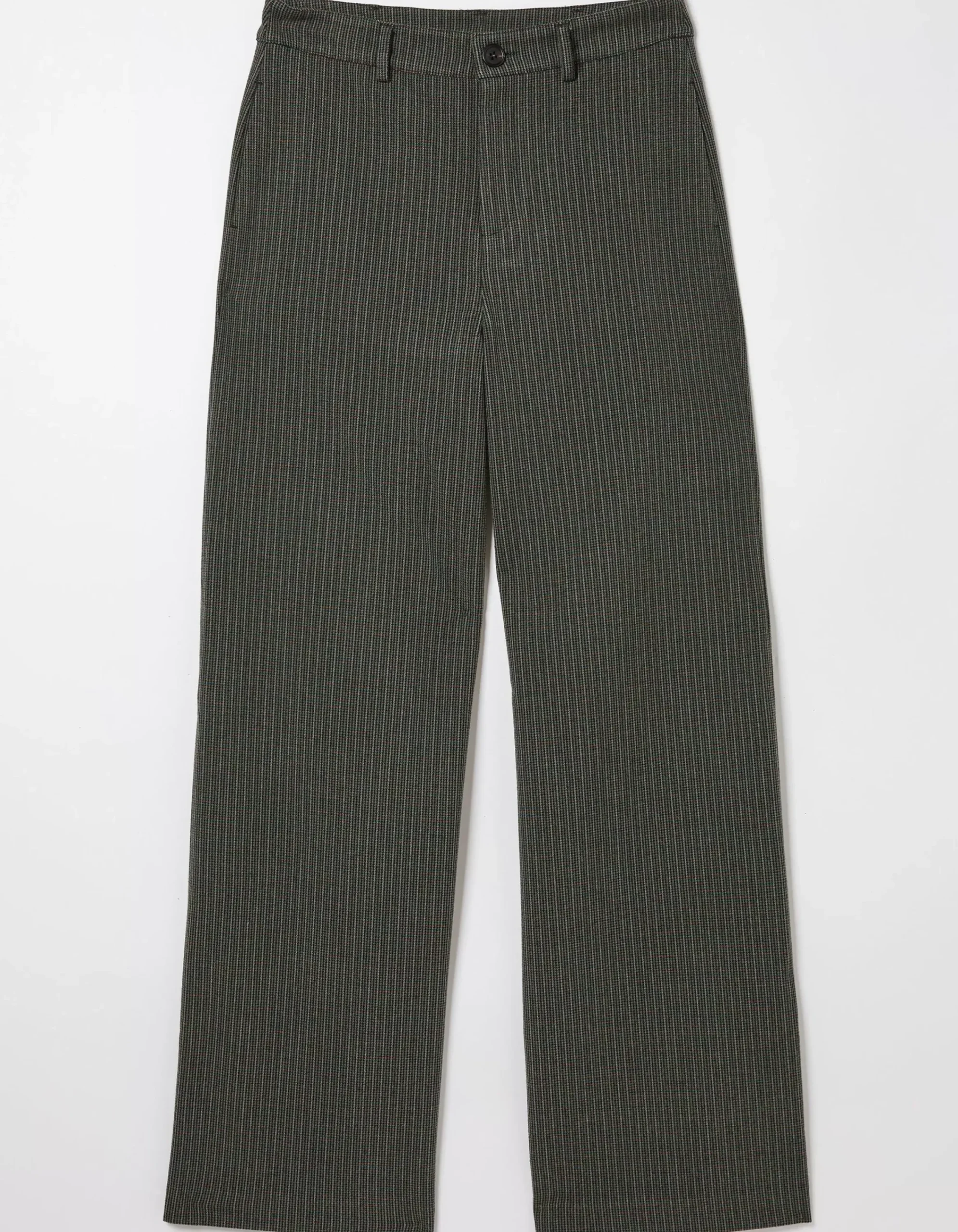 FatFace Presley Mini Check Trouser Charcoal Grey Sale