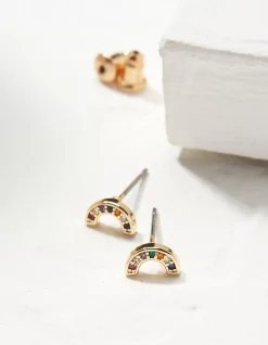 FatFace Rainbow Studs Multi Sale