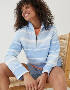 FatFace Relaxed Tie Dye Airlie Blue