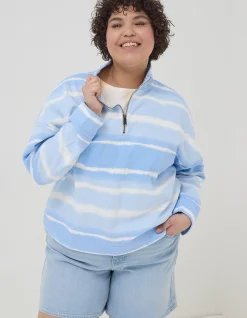 FatFace Relaxed Tie Dye Airlie Blue