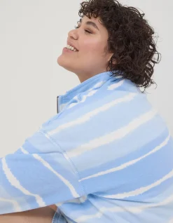 FatFace Relaxed Tie Dye Airlie Blue