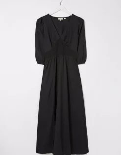 FatFace Rene Midi Dress Black Hot