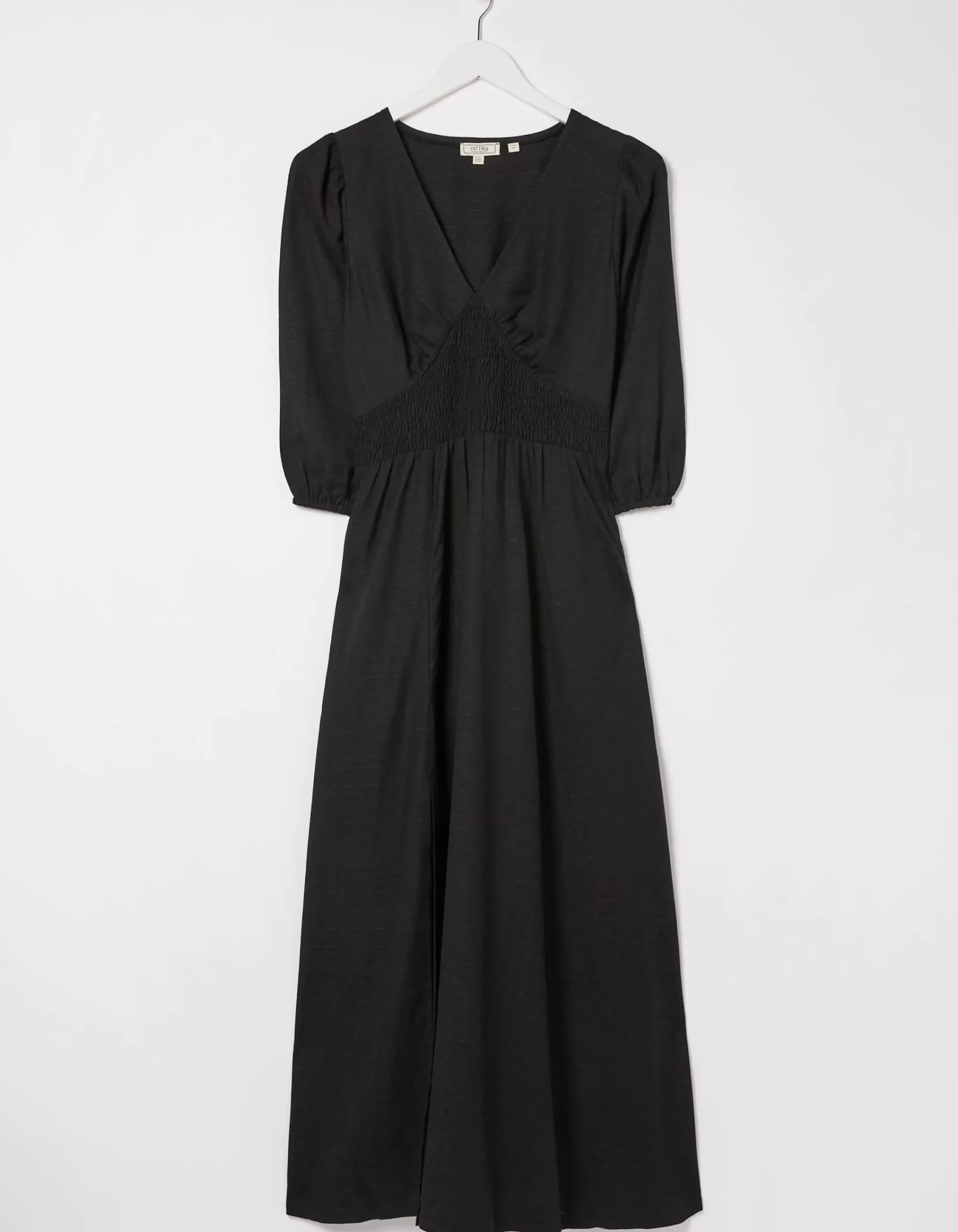 FatFace Rene Midi Dress Black Hot