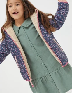 FatFace Reversible Floral Print Jacket Natural Online
