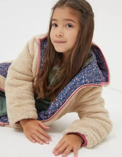 FatFace Reversible Floral Print Jacket Natural Online