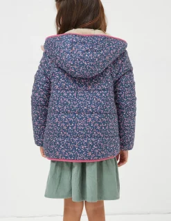 FatFace Reversible Floral Print Jacket Natural Online