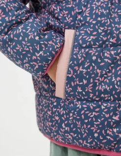 FatFace Reversible Floral Print Jacket Natural Online