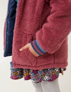 FatFace Reversible Star Jacket Navy Discount