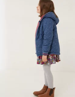 FatFace Reversible Star Jacket Navy Discount
