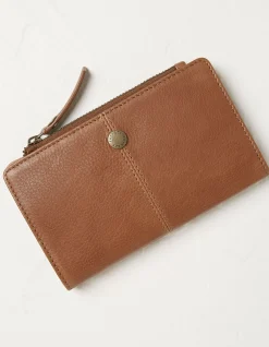 FatFace Rita Cardholder Zip Coin Purse Tan Discount