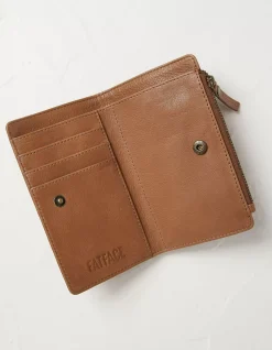 FatFace Rita Cardholder Zip Coin Purse Tan Discount