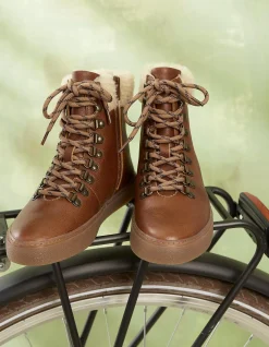 FatFace Romy Hybrid Hiker Ankle Boot Tan Sale