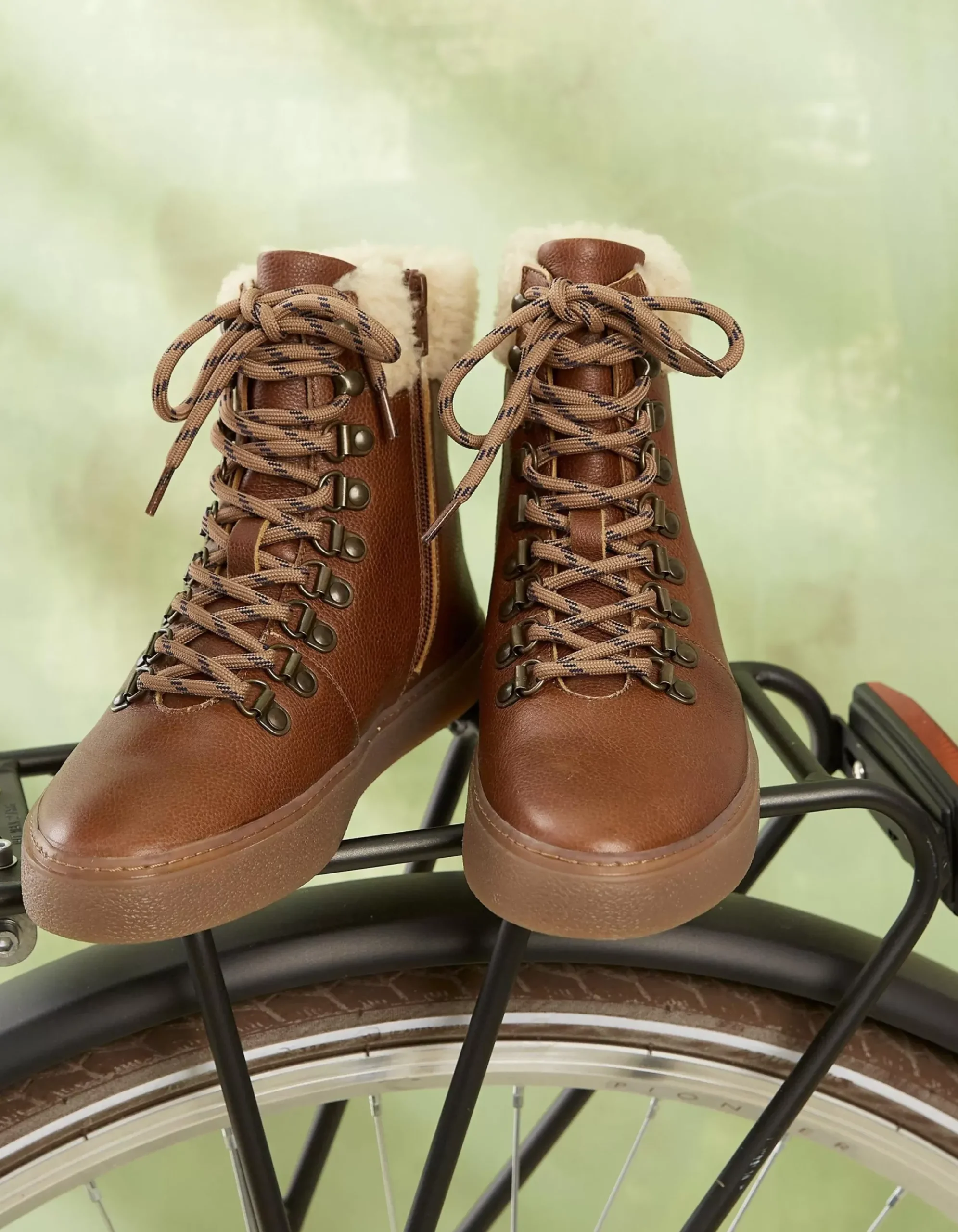 FatFace Romy Hybrid Hiker Ankle Boot Tan Sale
