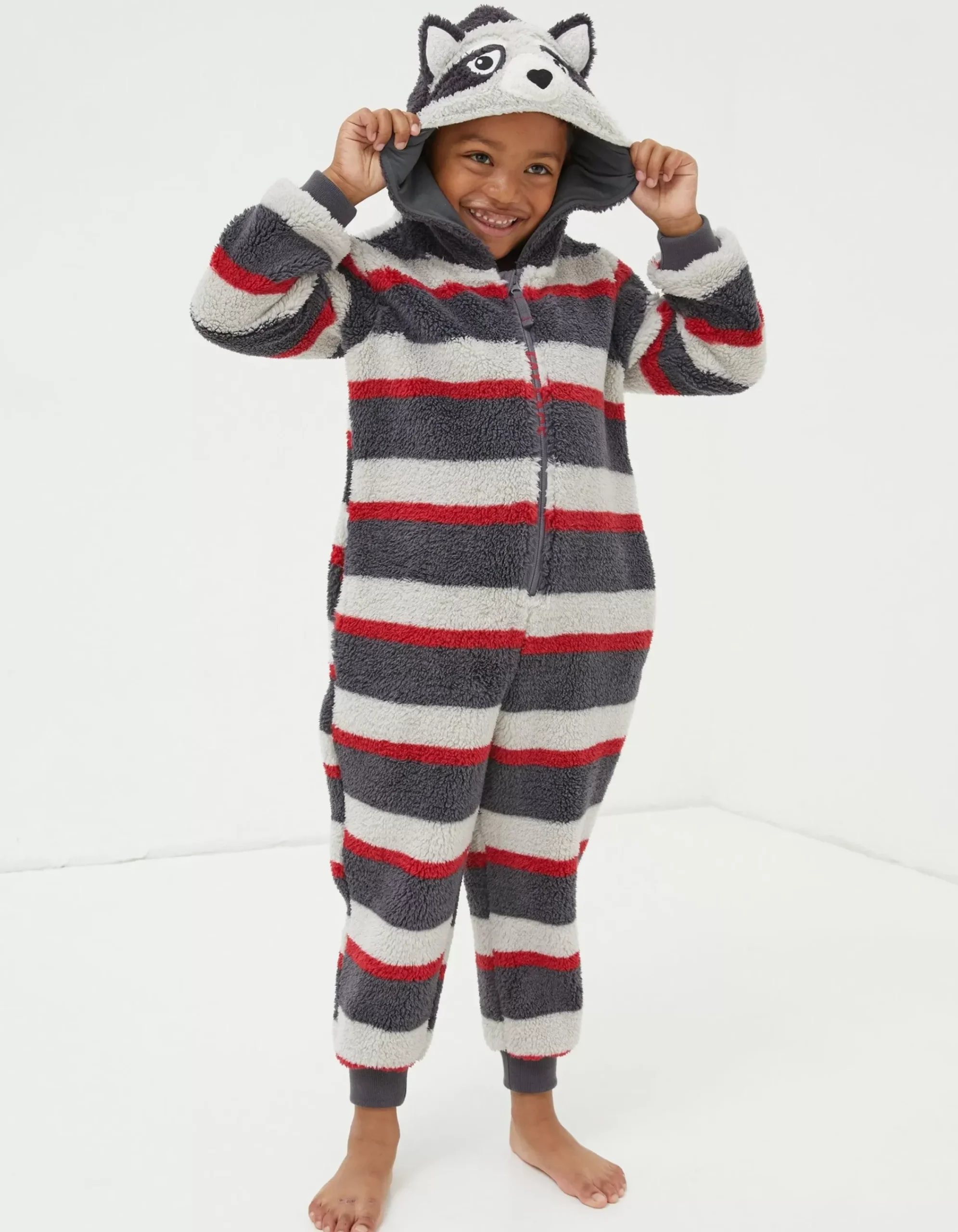 FatFace Ronnie Raccoon Onesie Navy Best