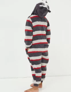 FatFace Ronnie Raccoon Onesie Navy Best
