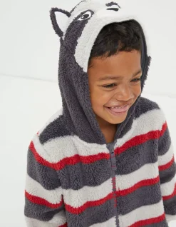 FatFace Ronnie Raccoon Onesie Navy Best