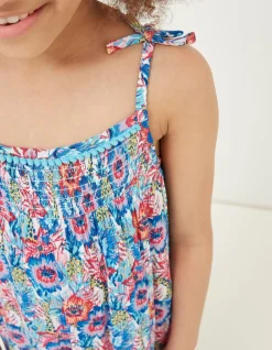 FatFace Rosa Tropical Print Dress Multi Colour Discount