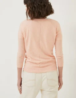 FatFace Rose Cardigan Blush Pink Online
