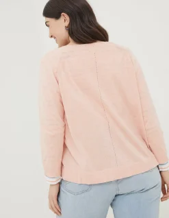 FatFace Rose Cardigan Blush Pink Online