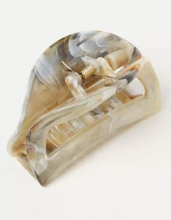 FatFace Round Claw Clip Natural Best