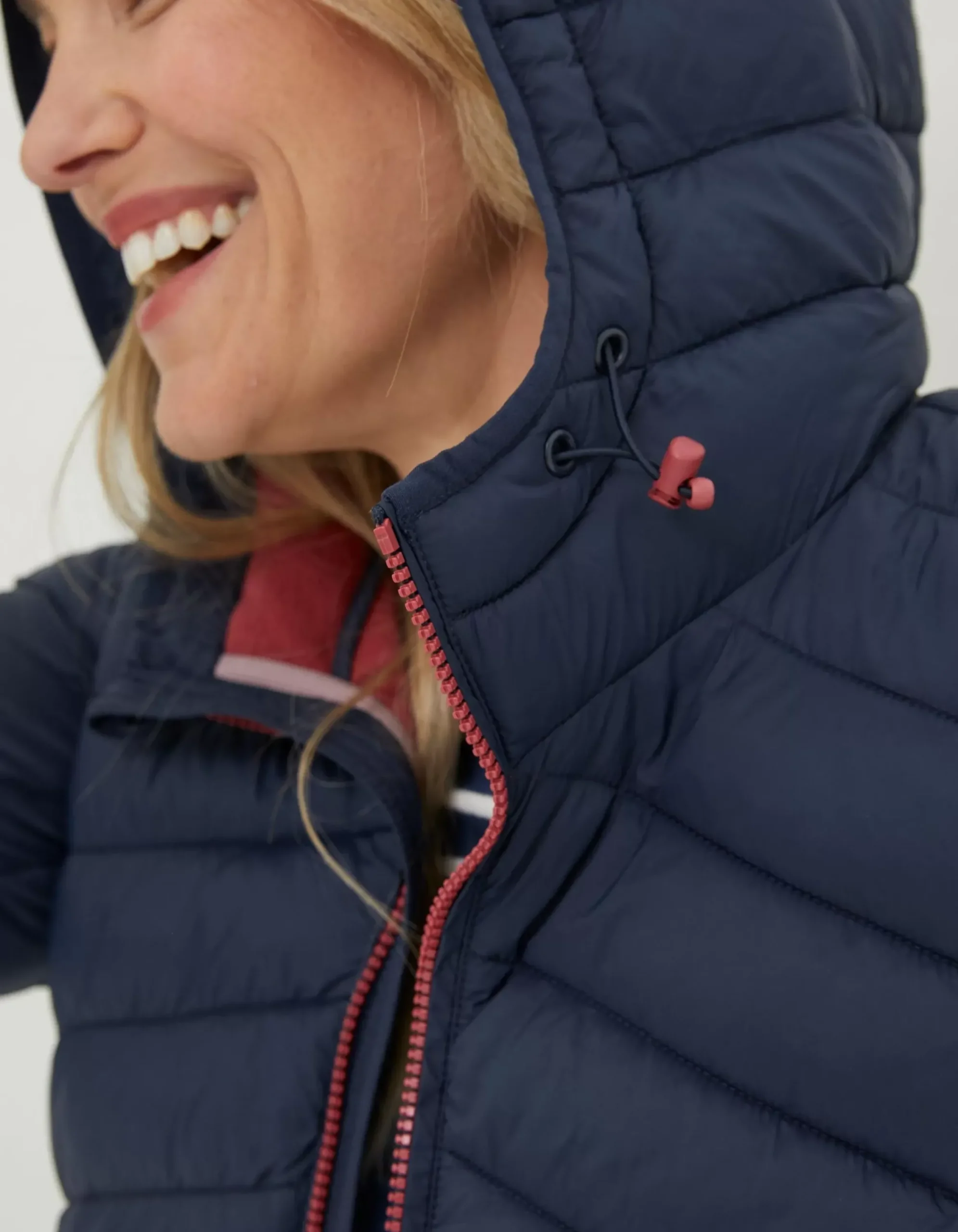 FatFace Ruby Lightweight Puffer Jacket Navy Best