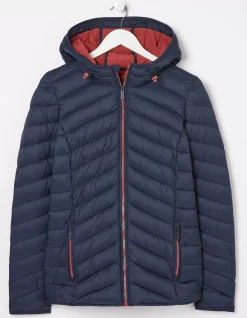 FatFace Ruby Lightweight Puffer Jacket Navy Best