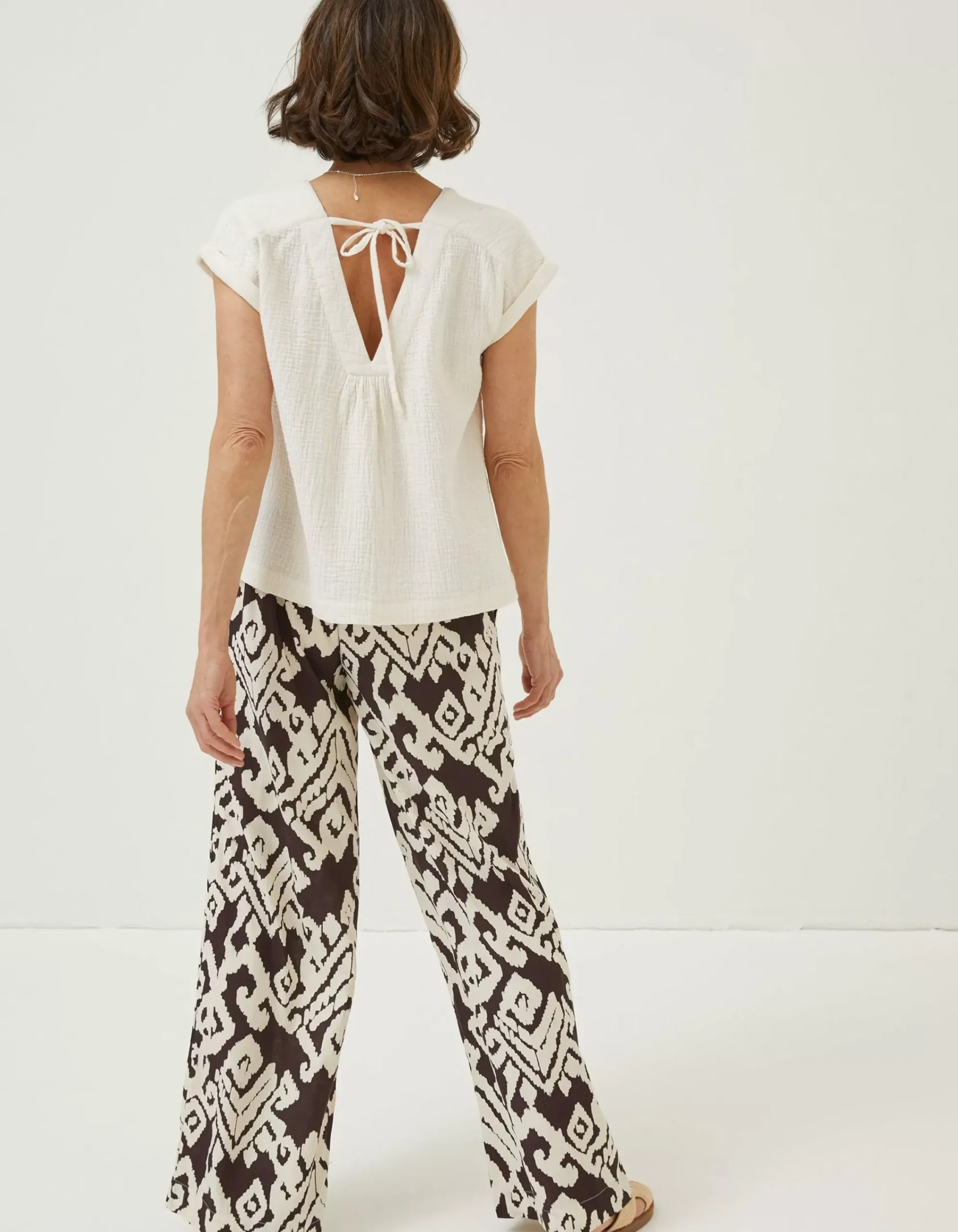 FatFace Sadie Blouse Ivory Clearance