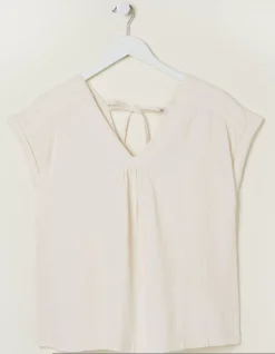 FatFace Sadie Blouse Ivory Clearance