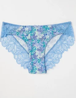 FatFace Sadie Floral Cheeky Knickers Teal Green