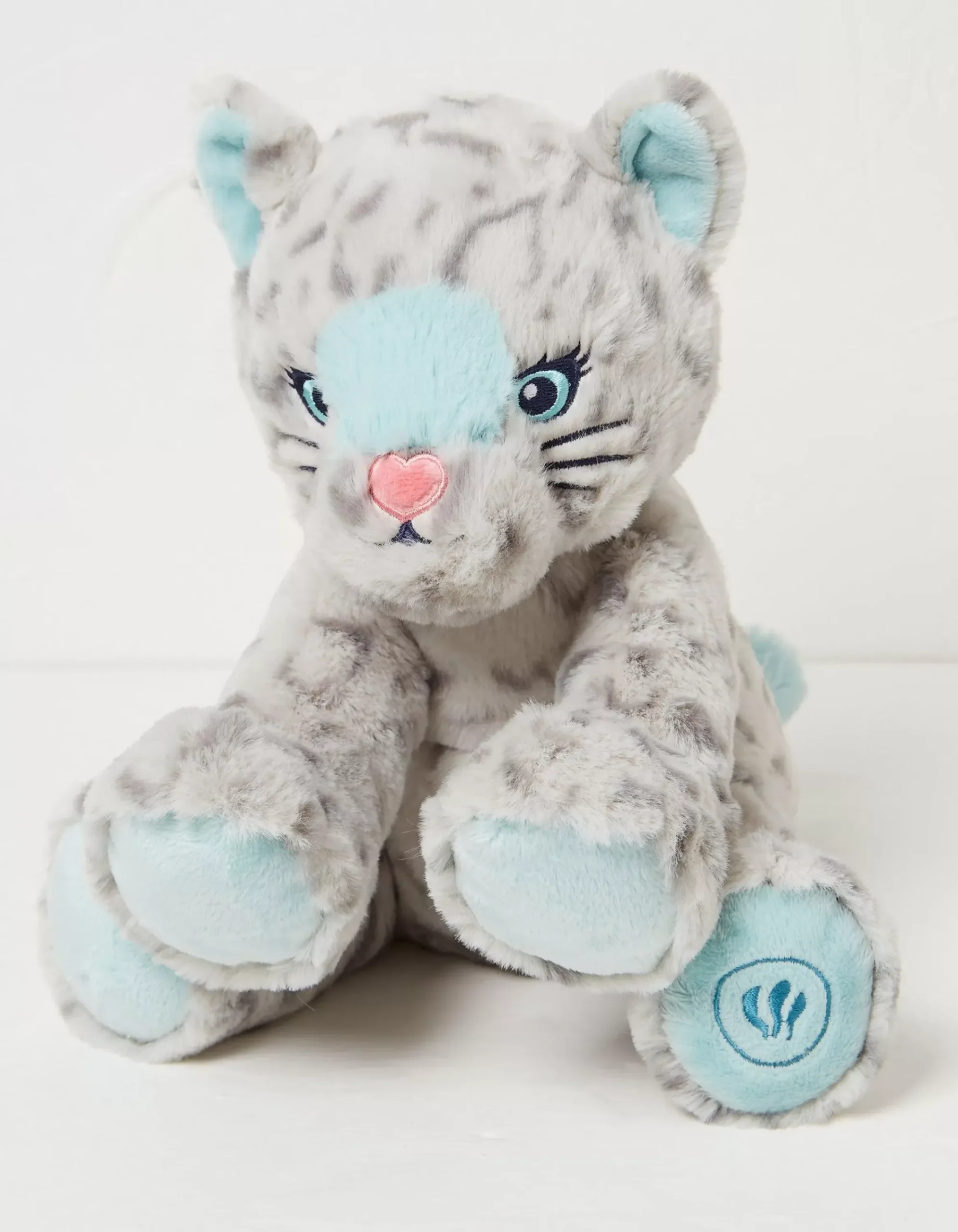 FatFace Sadie Snow Leopard Toy Grey Outlet