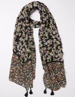 FatFace Scattered Ditsy Scarf Black