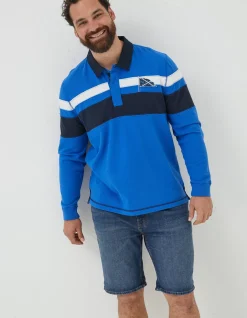 FatFace Scotland Nation Rugby Shirt Navy Sale
