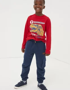 FatFace Seaburn Sweat Cargo Joggers Navy Online