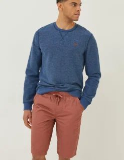 FatFace Seaton Pull On Shorts Washed Orange Discount