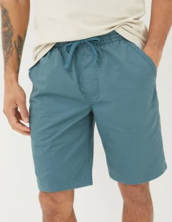 FatFace Seaton Pull On Shorts Dark Teal Green Outlet