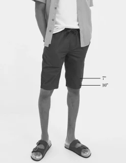 FatFace Seaton Pull On Shorts Navy Clearance