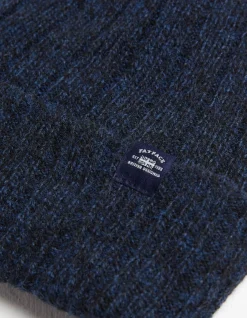 FatFace Sebastian Rib Beanie Navy