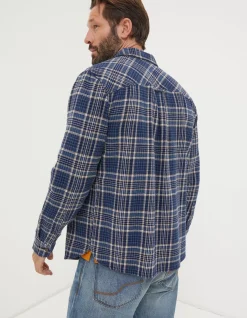 FatFace Selsey Check Shirt Blue Best