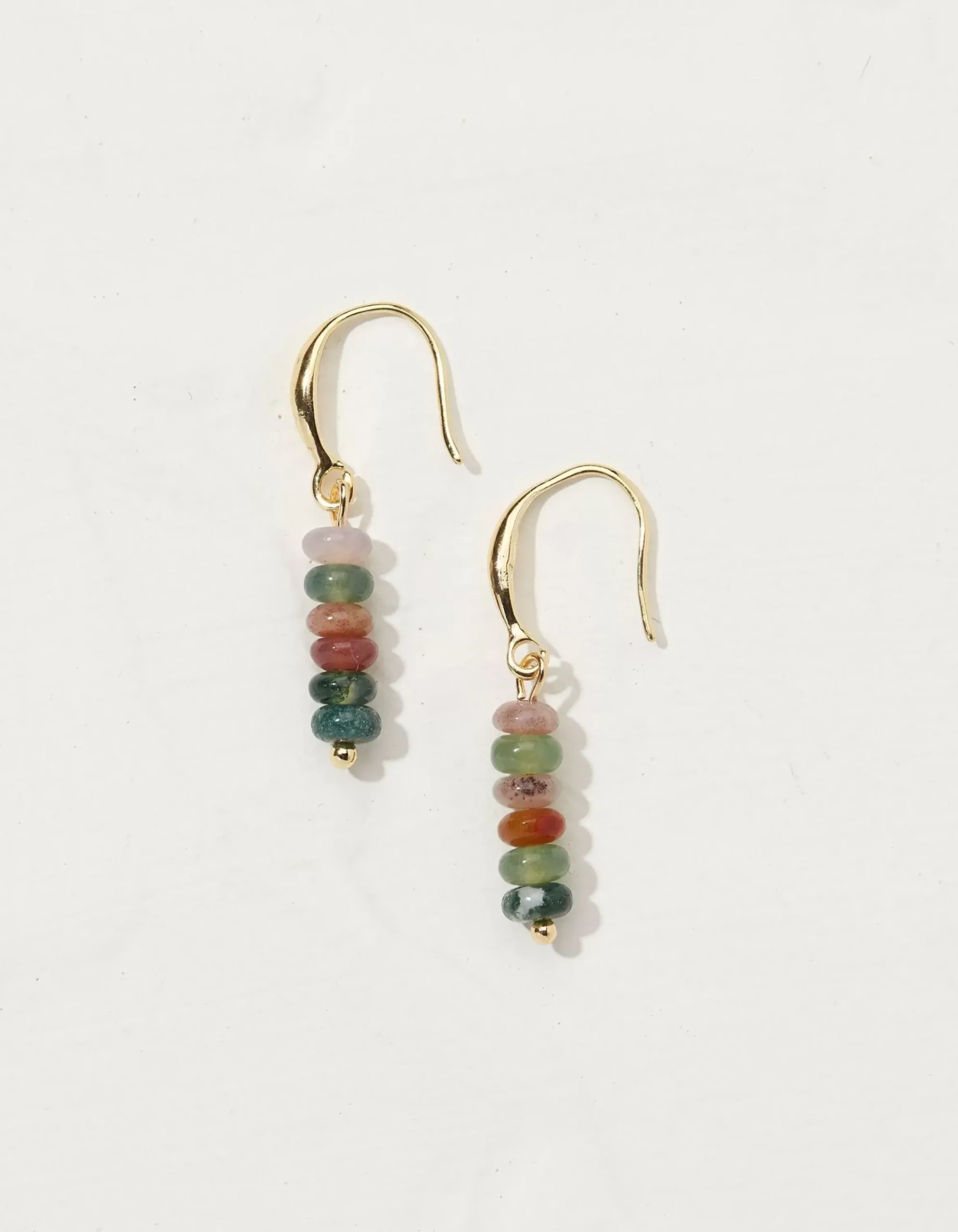 FatFace Semi Precious Drop Earrings Multi Clearance