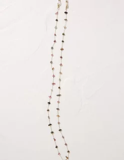 FatFace Semi Precious Stone Glasses Chain Multi Discount