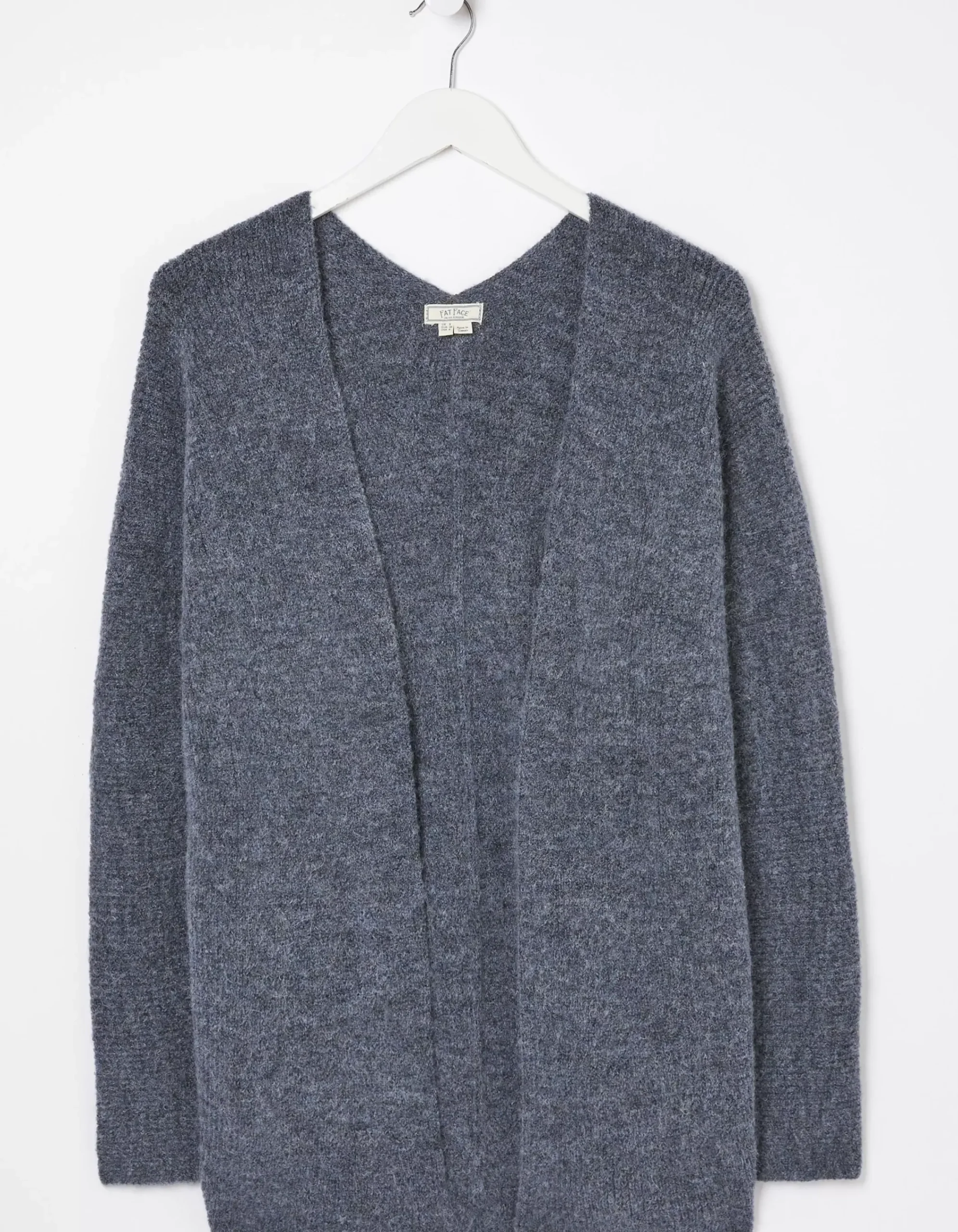 FatFace Sennan Cocoon Cardigan Charcoal Grey Hot