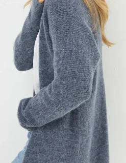 FatFace Sennen Cocoon Cardigan Grey Hot
